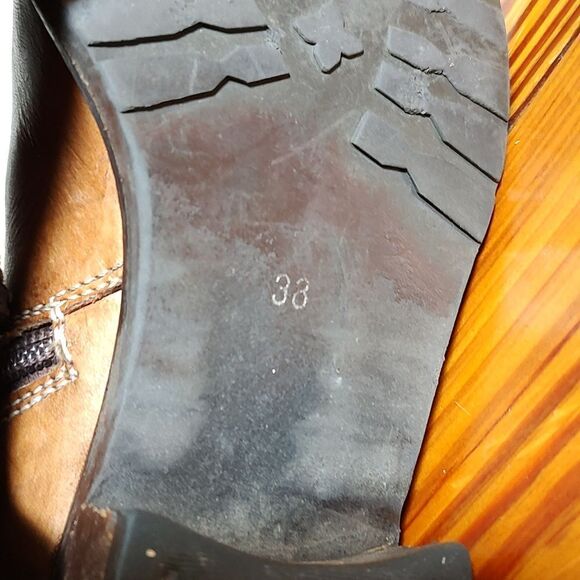 Vera Pelle Tall Leather Boots Made in Romania - Picture 8 of 12